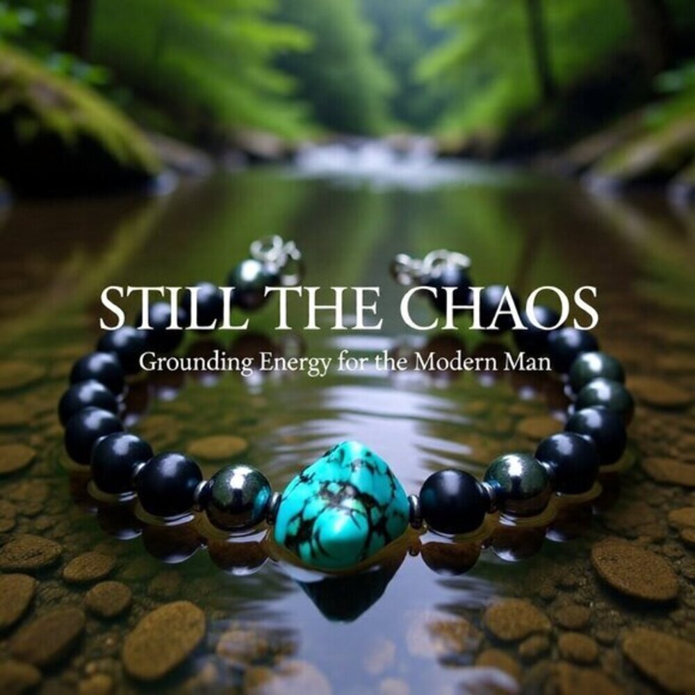 Sexy & Sleek! Men's Hematite + Black Stone Bracelet - Father's Day Gift for Him! - Picture 6 of 14